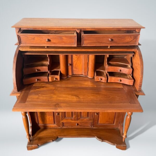 Antique Roll-Top Secretary Desk - Image 3