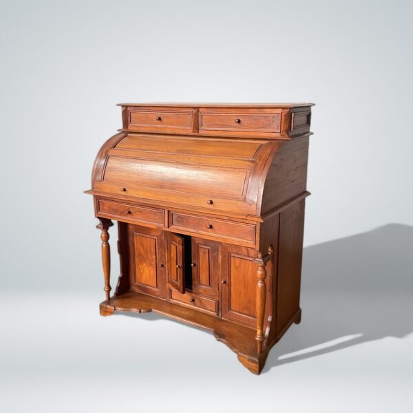 Antique Roll-Top Secretary Desk