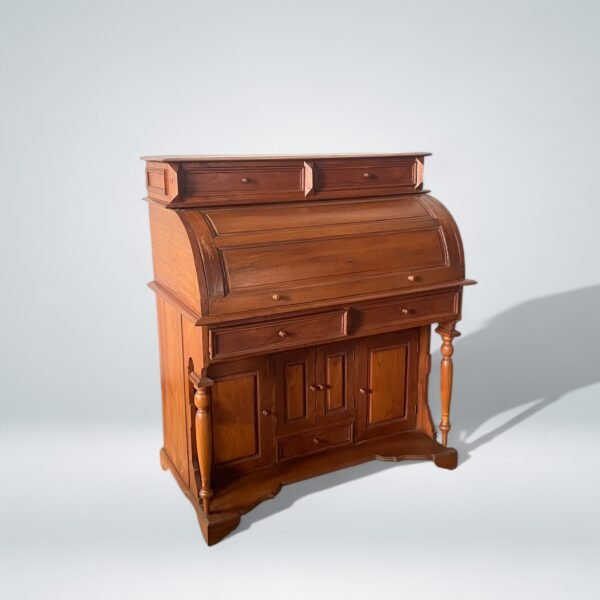 Antique Roll-Top Secretary Desk - Image 4