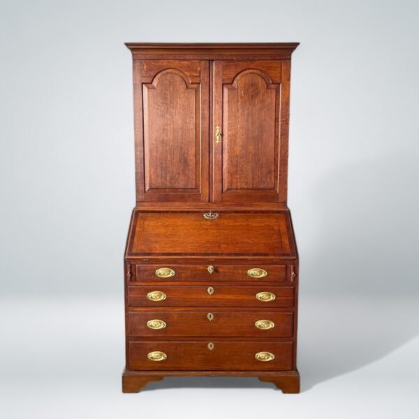 Antique Georgian Secretary Bookcase - Image 2
