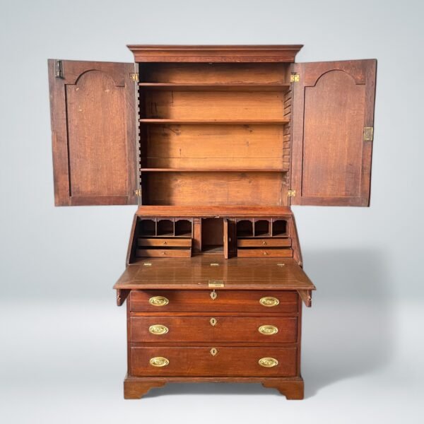 Antique Georgian Secretary Bookcase - Image 4