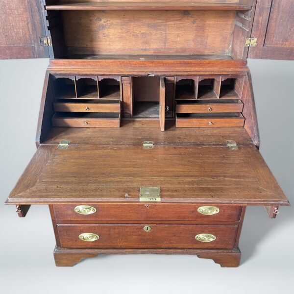 Antique Georgian Secretary Bookcase - Image 5
