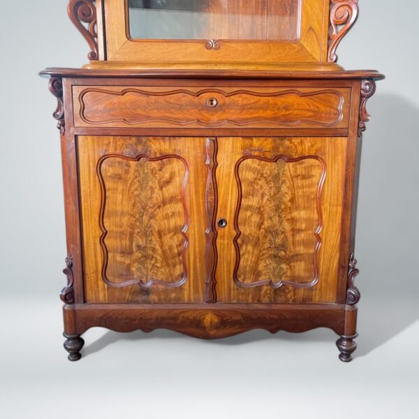 Antique Victorian-Style Display Cabinet - Image 3