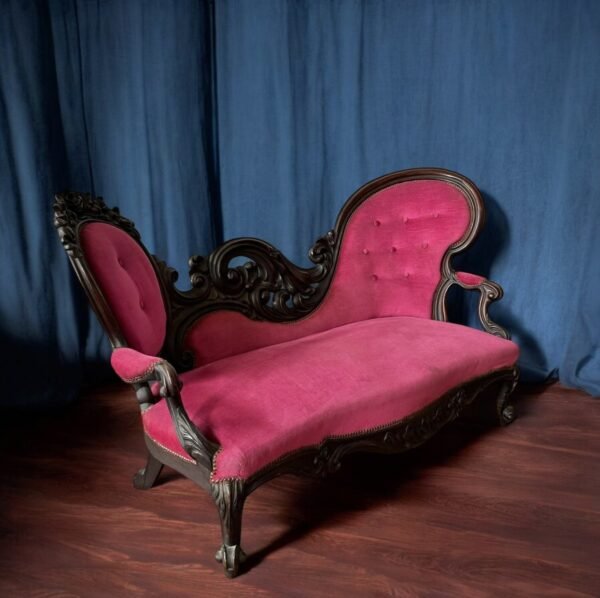 Victorian period, rosewood settee - Image 3