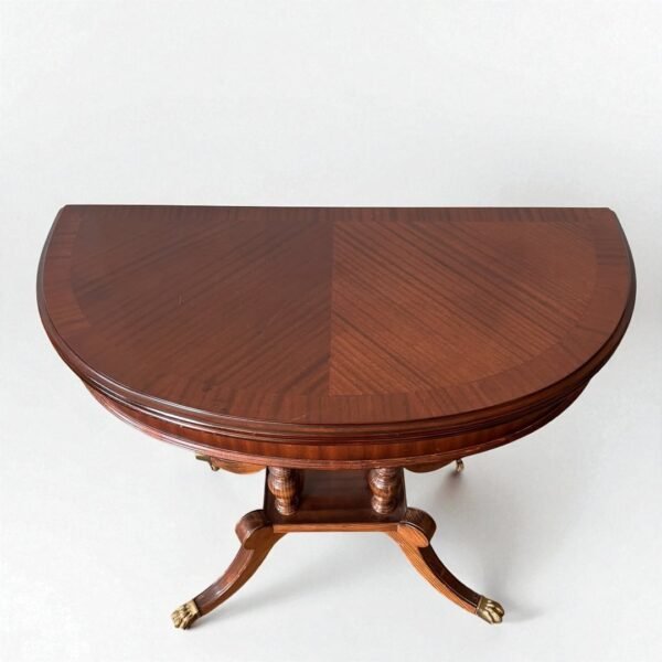 Half-moon shaped console/game table - Image 2