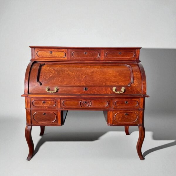 Mahogany roll-top desk - Image 5